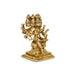 Gayatri Devi - 5 x 4 Inches | Brass Idol/ Gayatri Mata Murti/ Gayathri Idol for Pooja - Brass Murties