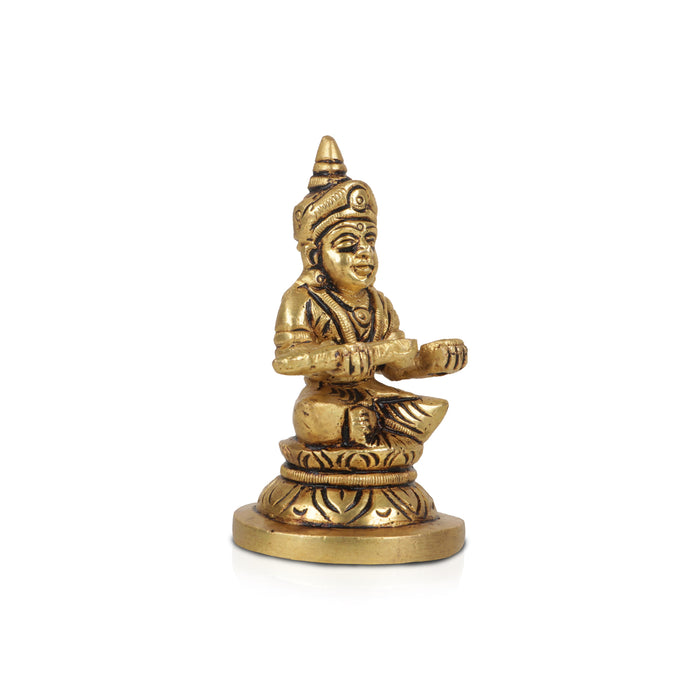 Annapuran Devi Murti | Brass Idol/ Annapoorani Statue/ Annapurna Idol for Pooja