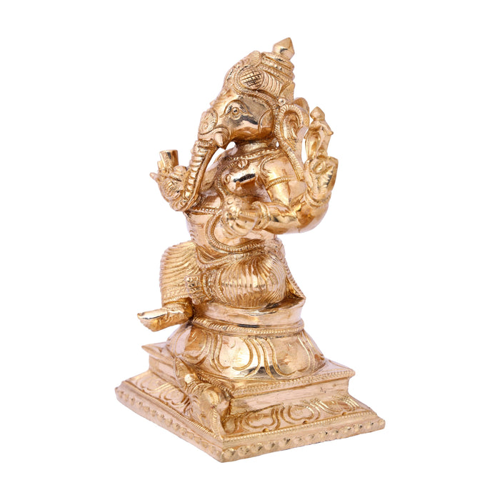 Ganesh Murti | Panchaloha Idol/ Vinayagar Statue/ Ganesha Statue for Pooja