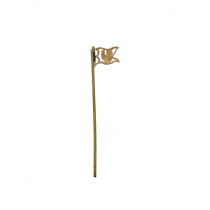 Brass Seval Kodi - 3.5 Inches | Murugan Seval Kodi/ Astras for Deity/ 5 Gms Approx