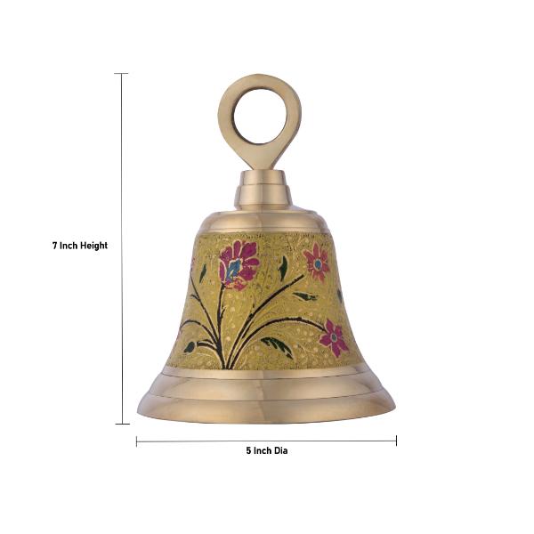 Giri Hanging Bell With Chain Pooja Bell Mandir Bell