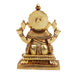 Ganesh Murti - 4 Inches | Ganapati Murti/ Antique Brass Statue/ Vinayagar Statue for Pooja/ 660 Gms Approx - Brass Murties