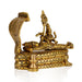 Ranganathan Statue - 5 Inches | Brass Idol/ Antique Finish Ranganathar Idol for Pooja/ 1.560 Kgs Approx - Brass Murties
