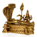 Ranganathan Statue - 5 Inches | Brass Idol/ Antique Finish Ranganathar Idol for Pooja/ 1.560 Kgs Approx - Brass Murties