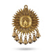 Sun Face Wall Hanging - 9 x 7 Inches | Brass Antique Material/ Sun Wall Hanging for Home/ 855 Gms Approx - Wall Hanging
