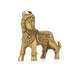 Kamadhenu Statue - 3 Inches | Antique Brass Statue/ Kamadhenu Idol for Pooja/ 260 Gms Approx - Brass Murties