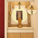 Ganesh Wall Hanging - 8 x 4 Inches | Ganesha Head/ Antique Brass Statue/ Ganesha Face Wall Hanging for Pooja - Wall Hanging