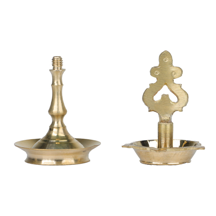 Brass Lamp | Karaikudi Kuthu Vilakku/ Pirai Deepam/ Diya for Pooja