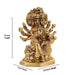 Gayatri Devi - 5 x 3.5 Inches | Brass Idol/ Gayatri Mata Murti/ Gayathri Idol for Pooja - Brass Murties