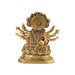 Gayatri Devi - 5 x 3.5 Inches | Brass Idol/ Gayatri Mata Murti/ Gayathri Idol for Pooja - Brass Murties