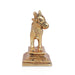Nandi Statue - 4 Inches | Antique Brass Statue/ Nandi Idol/ Nandhi Statue for Pooja/ 150 Gms Approx - Brass Murties