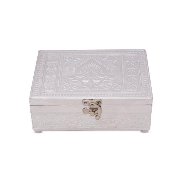 Pooja Box - 3 x 7 Inches | Storage Box/ Jewellery Box/ Gift Box for Home - Pooja Box & Paduka