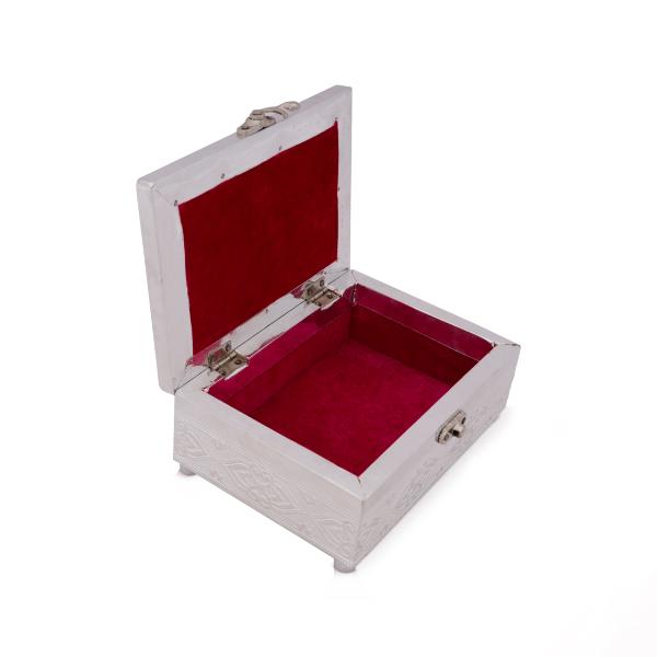 Pooja Box - 3 x 7 Inches | Storage Box/ Jewellery Box/ Gift Box for Home - Pooja Box & Paduka