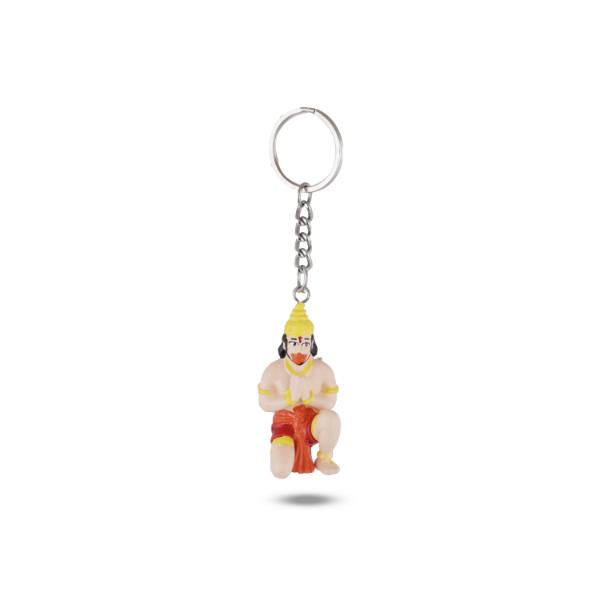 Hanuman Key Chain - 2.5 Inches | Key Ring/ Cute Keychain for Bike - Key Chain & Key Holder