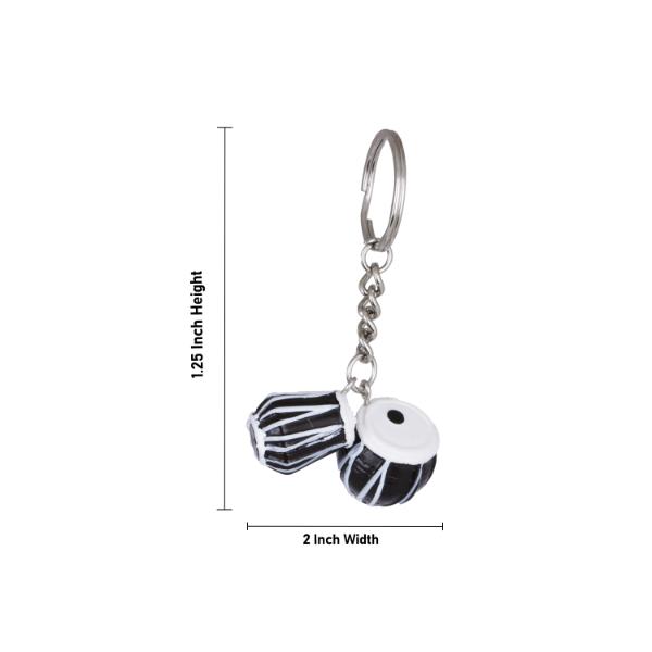 Instrument Key Chain - 1.25 Inches | Key Ring/ Cute Keychain for Bike