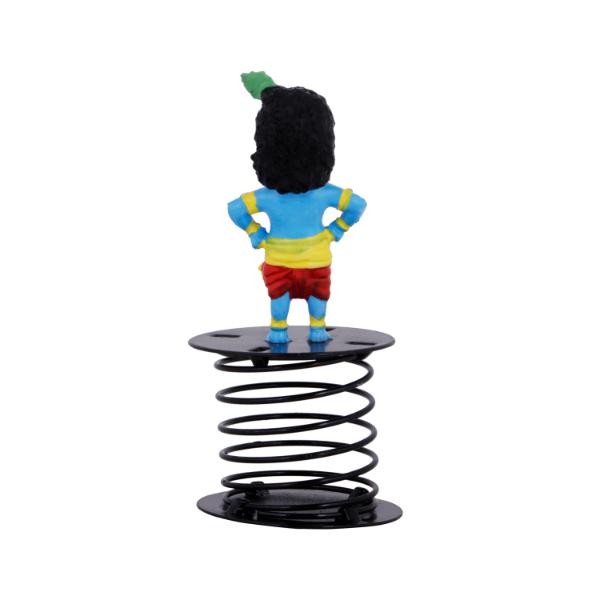 Spring Krishna - 3 Inches | Car Dashboard Krishna/ Krishna for Car Dashboard - Car Stand & Car Accessories