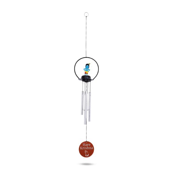 Krishna Wind Chime - 10.5 Inches | Krishna Figurine Wind Chime for Home Decor - Wall Hanging
