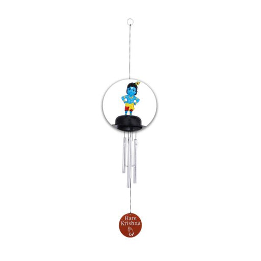 Krishna Wind Chime - 10.5 Inches | Krishna Figurine Wind Chime for Home Decor - Wall Hanging