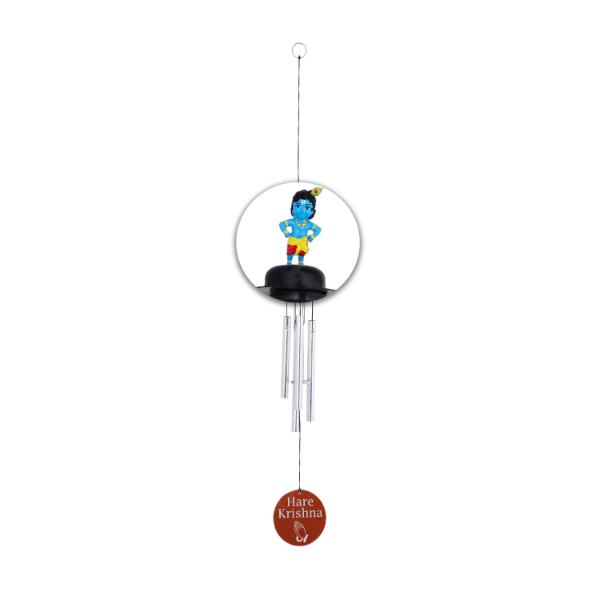 Krishna Wind Chime - 10.5 Inches | Krishna Figurine Wind Chime for Home Decor - Wall Hanging