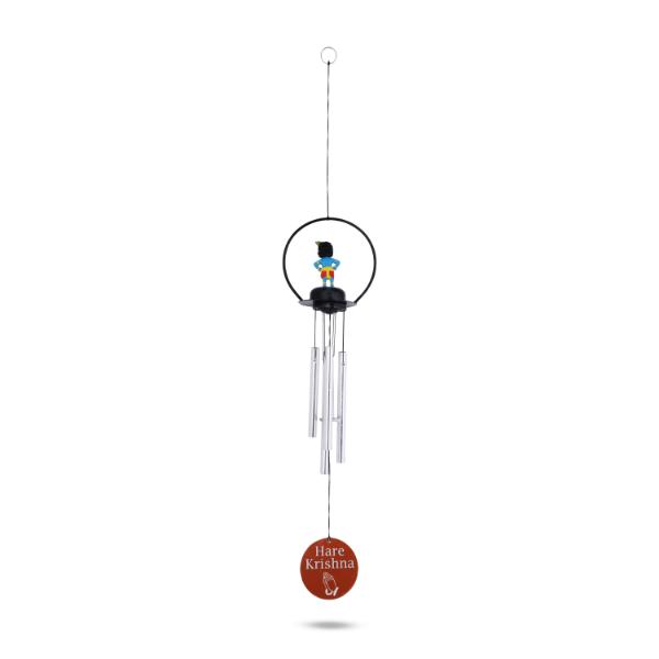 Krishna Wind Chime - 10.5 Inches | Krishna Figurine Wind Chime for Home Decor - Wall Hanging