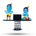 Buy Krishna Spring Sea Saw . Desk Decoration Krishna Decoration online at Giri ISKCON collection