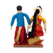 Decorative Couple Pair - 8 Inches | Cloth Golu Doll/ Golu Bommai for Home Decor - Kondapalli Wooden Toys