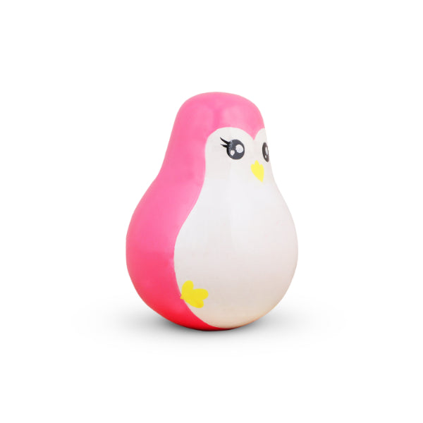 Self Balancing Doll Bird - 5 Inches | Wooden Statue/ Thalaiyatti Bommai for Home Decor - Kondapalli Wooden Toys