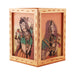Wooden Pen Stand - 3 x 4 Inches | Decorative Pen Stand/ Gem Stone Painting Pen Holder for Home - Stationery