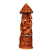 Ganesh Murti - 25 Inches | Wooden Ganapati Murti/ Vinayagar Statue for Pooja - Wooden Murties
