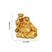 Happy Man Set - 2 x 2 Inches | Gold Polish Happy Man Idol for Home Decor - Table Stand Accessories