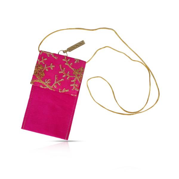 Mobile Pouch - 7 x 4.25 Inch | Phone Pouch/ Cell Phone Pouch/ Mobile Pouch Bag for Women/ Assorted Design - Stationery
