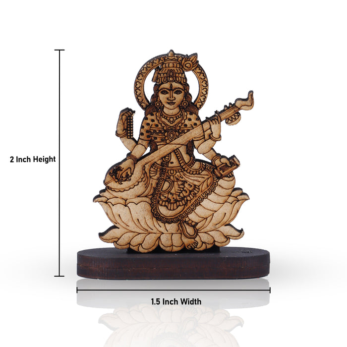 Deity Statue - 2 Inches | Wooden Statue/ Deity Idol for Home Decor/ Assorted Design