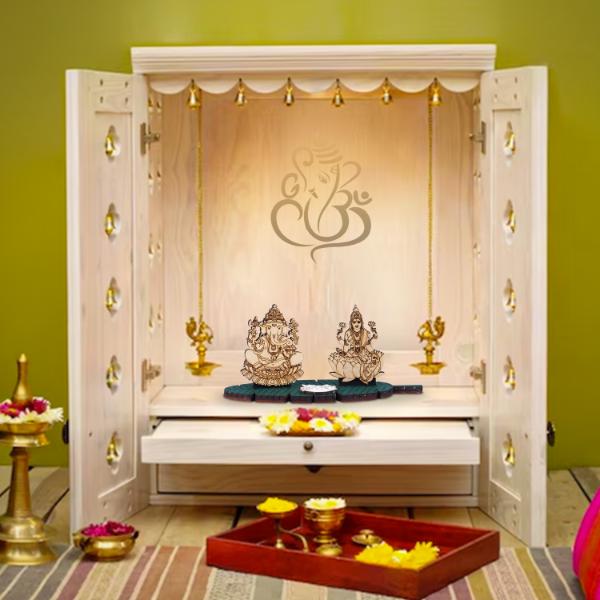 Deity Statue - 2.5 x 6 Inches | Wooden Statue/ Deity Idol for Home Decor/ Assorted Design - Hindu God Photos & Frames
