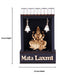 Mata Lakshmi - 5 x 3.5 Inches | Wooden Mata Laxmi with Led Light for Home - Table Stand Accessories