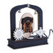 Wooden Mandir - 5 Inches | Wooden Statue/ Wooden Led Mantapa for Pooja/ Assorted Design - Table Stand Accessories