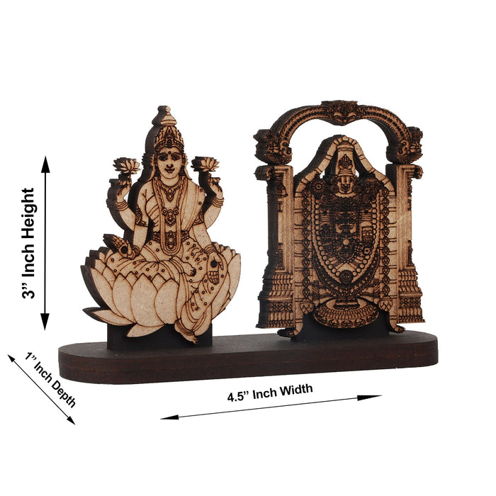 Deity Photo Stand - 3 x 4.5 Inches | Divine Idol/ Deity Showpiece for Home Decor - Hindu God Photos & Frames