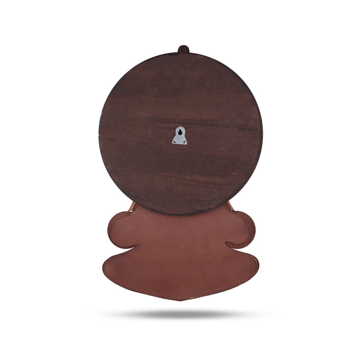 Kathakali Face  - 16 Inches |  Kathakali Head Wall Hanging/ Wooden Kathakali Face for Wall Decor - Wall Hanging