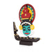 Kathakali Face with Boat Statue | Wooden Kathakali Face/ Kathakali Face Paint for Home Decor - Table Stand Accessories