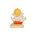 Ganesh Murti - 3 x 2 Inches | Marble Dust Idol/ Ganapati Murti/ Vinayagar Statue for Home Decor - Fibre Murties