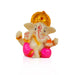 Ganesh Murti - 2.5 x 2.5 Inches | Marble Dust Ganapati Murti/ Vinayagar Statue for Home Decor - Car Stand & Car Accessories