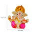 Ganesh Murti - 2.5 x 2.5 Inches | Marble Dust Ganapati Murti/ Vinayagar Statue for Home Decor - Car Stand & Car Accessories