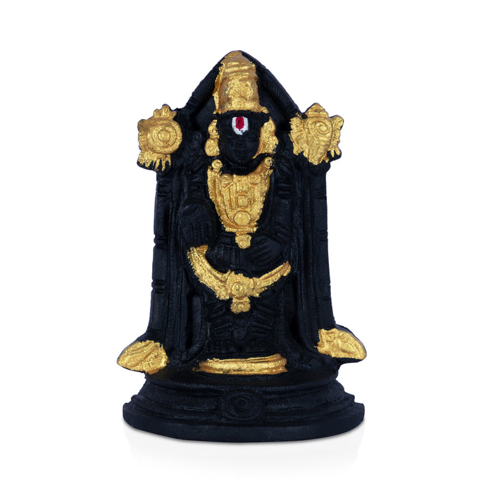 Balaji Murti - 4 Inches | Resin Balaji Statue/ Tirupati Balaji Idol for Home Decor