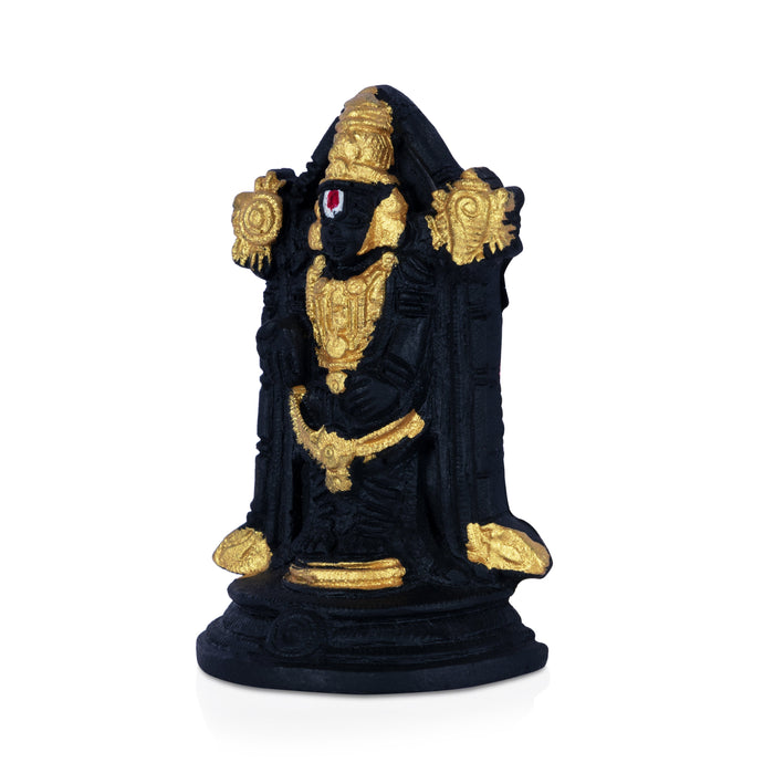 Balaji Murti - 4 Inches | Resin Balaji Statue/ Tirupati Balaji Idol for Home Decor