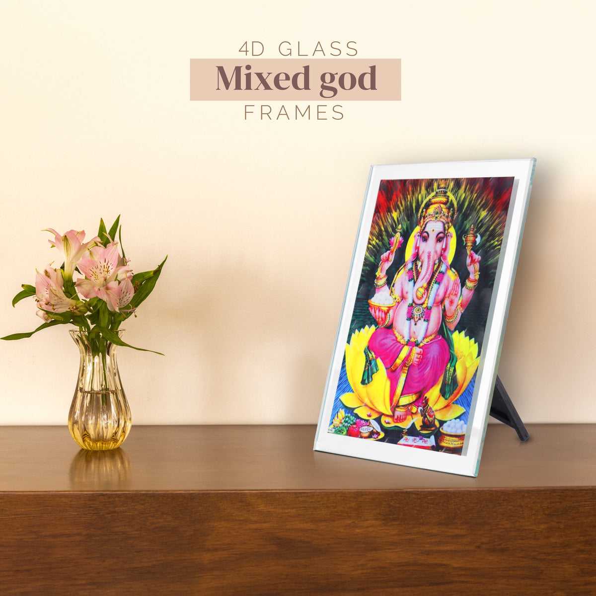 Led God Photo Frame Giri - God Photo Frame | Photo Frame Stand | God Photo Stand