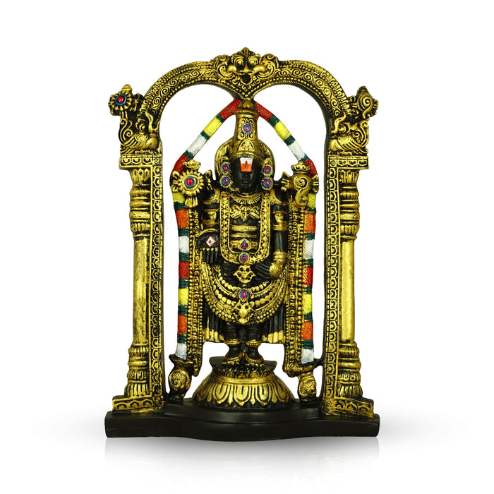 Balaji Murti | Tirupati Balaji Idol/ Resin Balaji Statue for Pooja/ Assorted Design