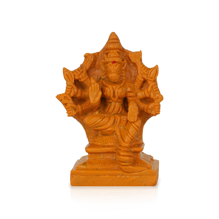 Varahi Amman Statue - 4 Inches | Resin Varahi Mata/ Varahi Devi for Pooja - Fibre Murties