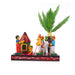 Sankranti Set - 6 Inches | Wooden Statue/ Golu Bommai for Home Decor - Kondapalli Wooden Toys