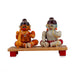 Ram Hanuman Statue - 5 Inches | Wooden Statue/ Golu Doll for Home Decor - Kondapalli Wooden Toys