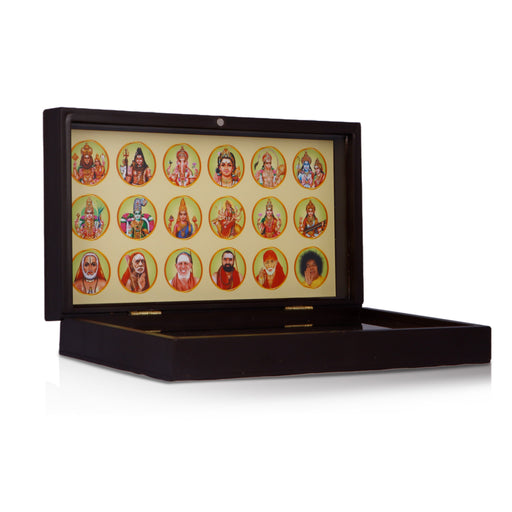 Pooja Box | Paduka Box/ Padham Box for Home Decor/ Assorted Design - Pooja Box & Paduka