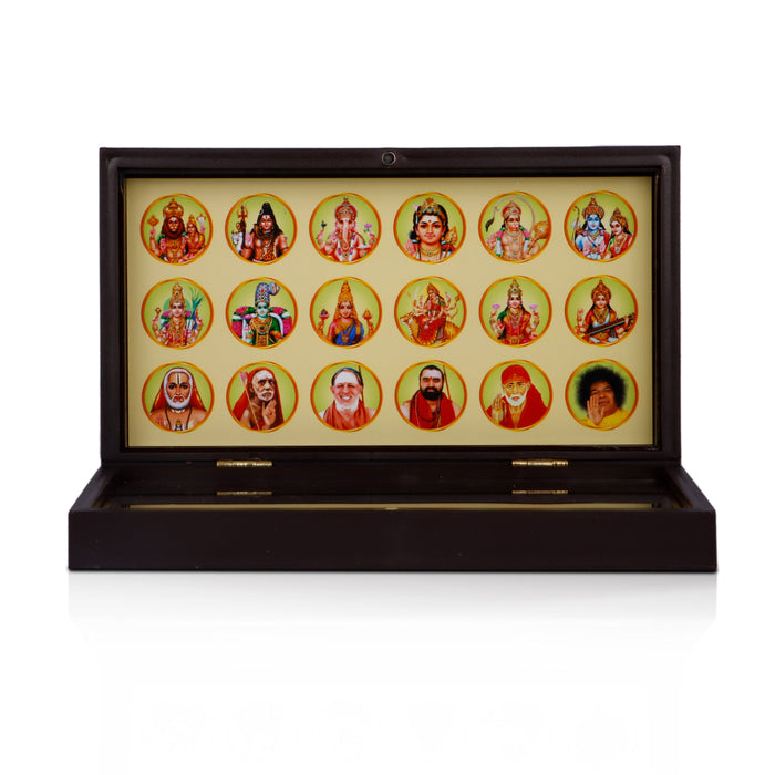 Pooja Box | Paduka Box/ Padham Box for Home Decor/ Assorted Design - Pooja Box & Paduka
